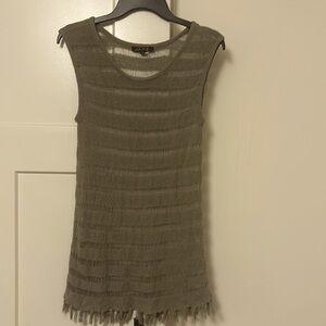 Charlie B Boucle Yarn Cami - Celadon